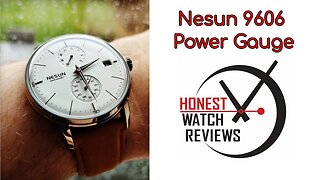 Nesun 9606 Bauhaus Style Power Reserve Automatic Dress Honest Watch Review #HWR