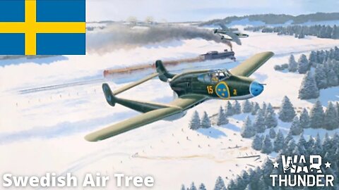 War Thunder Swedish air tree Ep: 2 trying to spade the A21 / BF 109's