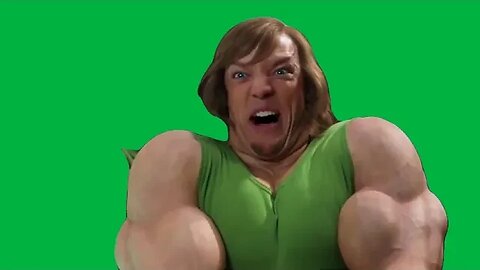 Shaggy "Im Buff" Meme Green Screen