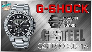 Better Than The GSTB200? | G-Shock G-Steel 200m Carbon Core Quartz GSTB300SD-1A Unbox & Review