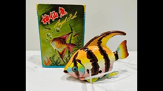 A Rare Early Chinese Tin Angel Fish 🐠