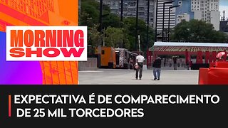 Torcedores devem lotar Vale do Anhangabaú em SP para Brasil x Camarões