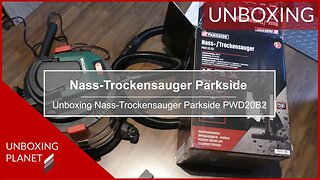 Nass-Trockensauger Parkside PWD 20 B2 mit 1300 Watt - Unboxing Planet