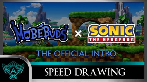 New Intro format Look - A.T. Andrei Thomas - Speed Drawing Mobebuds X Sonic The Hedgehog