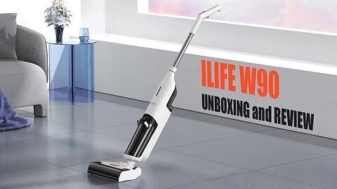 ILIFE W90 Cordless Wet Dry Vacuum Cleaner and Mop: Unboxing and Review