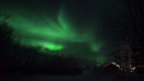 10 Hours of Relaxing music and Aurora Borealis.Northern lights