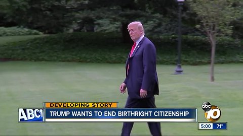 Lawyers, activists react to Trump's plan to end birthright citizenship