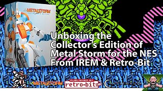 Unboxing the Collector's Edition of Metal Storm from IREM & Retro Bit For the NES