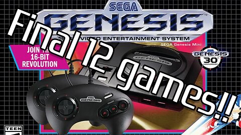 The Final 12 Sega Genesis Mini Games Have Been Reveaed!