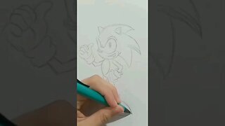 Desenhando o SONIC #arte #desenho #sonic #sonicthehedgehog #games #gamer #gameplay #nerd #geek