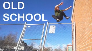 Old School Fence Hopping - New Year Parkour