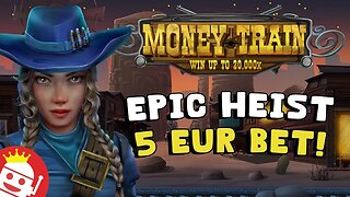 🚂 MONEY TRAIN (RELAX GAMING) 💰 5 EUR BET 💰 NO BONUS BUY BIG WIN!
