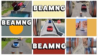 Ultimate BeamNG Drive Challenge: Conquer Obstacles with Different Sport Cars!