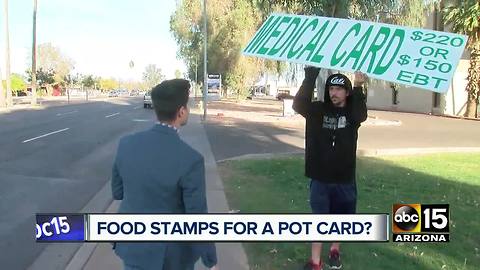 Can food stamps be used for medical marijuana cards?