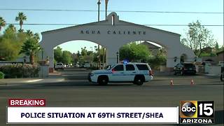 Police situation at 69th Street and Shea Blvd