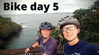 Hawaii bike-packing day 5 (Sleeping at some random spot on the highway) -big island