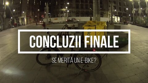 La Glovo cu bicicleta electrică - concluzii finale. Se merită un e-bike?