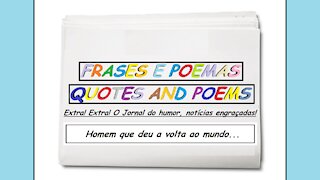 Notícias engraçadas: Homem que deu a volta ao mundo... [Frases e Poemas]