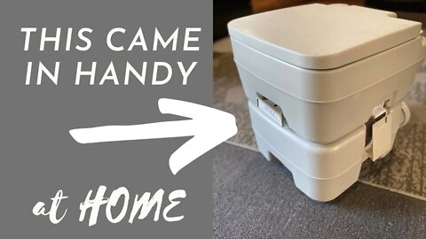 Home Use Camp Porta Potty | IBD | Ostomate Mobility Challenges