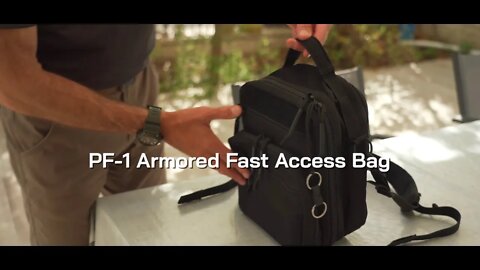 EDC everyday carry concealed carry bag with armor