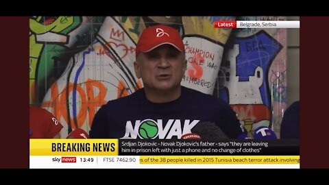 Novax Djokovic Prisoner Of Australia - Father Speaks Out