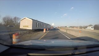 Yes, that's a modular home on the side of the road on I-77 in Canton