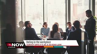 Dating in the workplace at a 10-year low