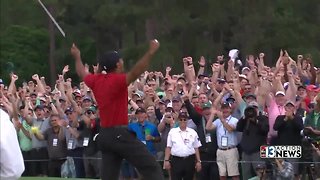 Tiger Woods wins first Masters since 2005