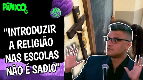 EDUCAÇÃO E RELIGIÃO NÃO DEVEM SE MISTURAR ASSIM COMO FUTEBOL E POLÍTICA? Tiago Brunet comenta