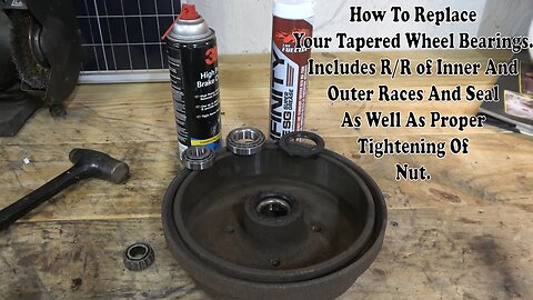 How To Repack Wheel Bearings. If you have a trailer or classic car, you need to do this!