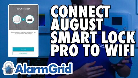 August Smart Lock Pro: Connecting to WIFI