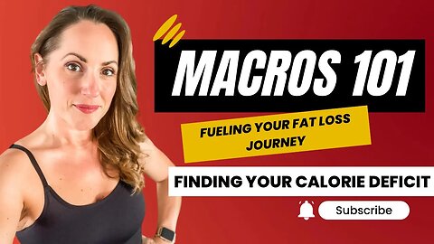 How to Find Your Calorie Deficit | Macros 101: Lesson 2