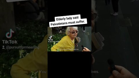 #freepalestine protest at Melbourne. An elderly lady interrupted an interview.