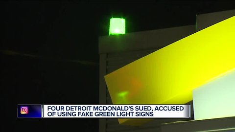 Federal lawsuit accuses 4 Detroit McDonalds of using Project Green Light for false advertising
