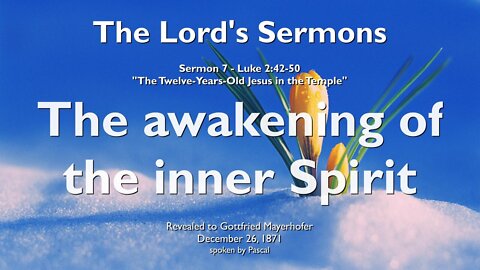 Awakening of the inner Spirit... The 12-year old Jesus in the Temple ❤️ Jesus explains Luke 2:42-50