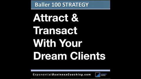 Attract & Transact With Your Dream Clients.