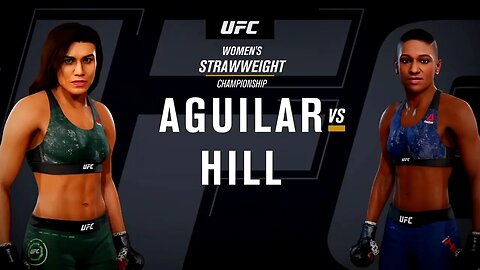EA Sports UFC 3 Gameplay Angela Hill vs Jessica Aguilar