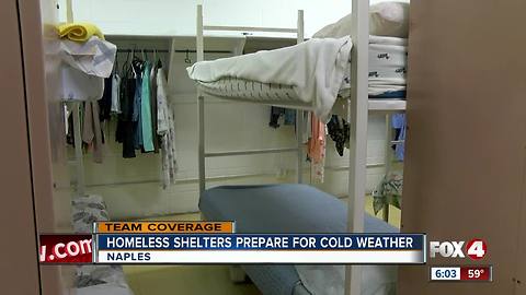 Homeless shelters adding beds for cold weather