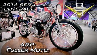 Bryan Fuller Moto Shogun Motorcycle in ARP SEMA Display 2016 V8TV Video