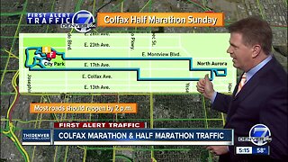 How to avoid traffic problems during the Colfax Marathon