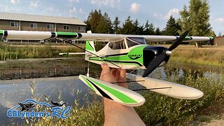 Maiden Float Flight With The Durafly Micro Tundra RC Bush Plane From HobbyKing