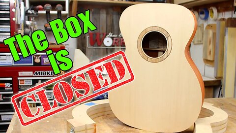 Attaching the Top and Back (Closing the Box) | Building an Acoustic Guitar