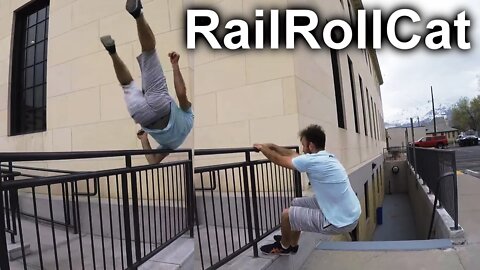 New Trick? The Rail Roll Cat - April Free Running Highlights