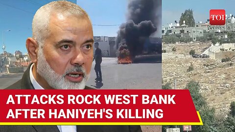 Israelis Chased & Attacked By Palestinians In Occupied West Bank After Haniyeh Assassination