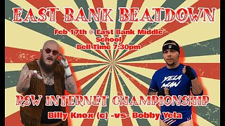 Yela Man will take on Billy Knoxx for the RSW Internet Championship 2/17/24
