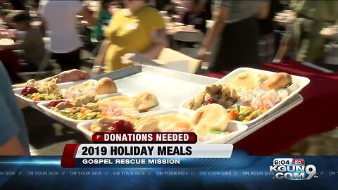 Gospel Rescue Mission in need of donations for Thanksgiving banquet