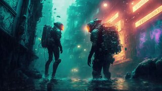 RELAXING bioshock cyberpunk rain