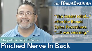 Rolando's surgery for a Pinched Nerve in his Back success story
