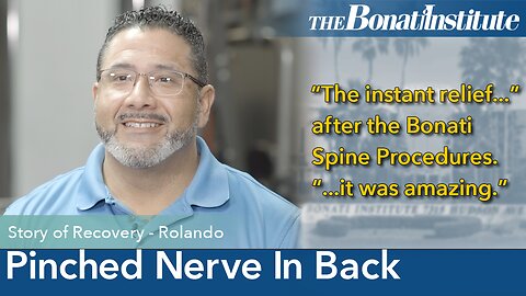 Rolando's surgery for a Pinched Nerve in his Back success story