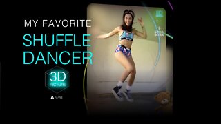 SHUFLE DANCE SOFIA SOFIA BEST MOMENTS 3D Picture [ 4K - 60 FPS ]